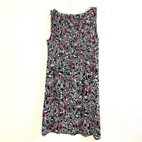 NEW! J. Jill WEARABLE COLLECTION Womens Smocked Dress Sz XS Stretchy Knit Drapy‎ - Picture 2 of 13